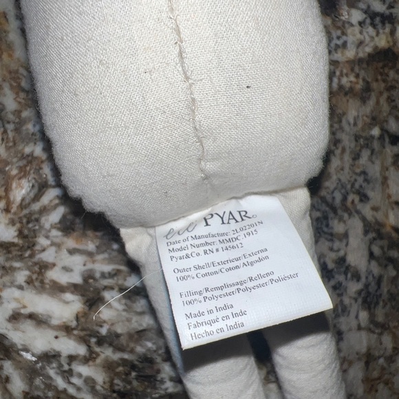 Lil Pyar Maya Mouse Handmade 15” Material Cloth Doll Embroidered - Picture 3 of 8